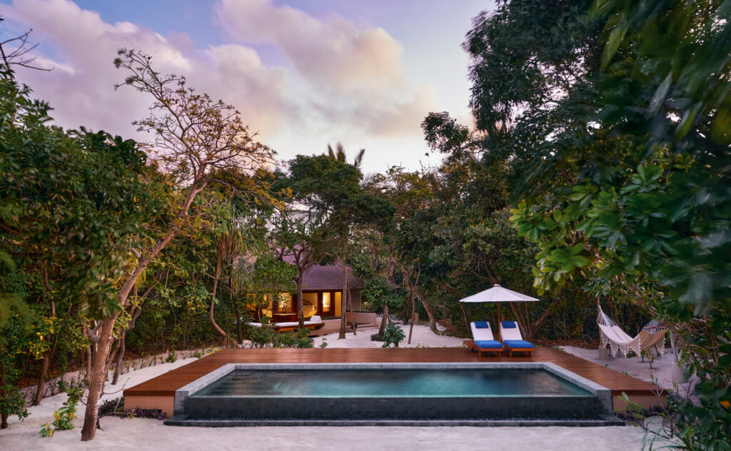 Amanpulo Beach Casita image. Photo credit to Amapulo resort website