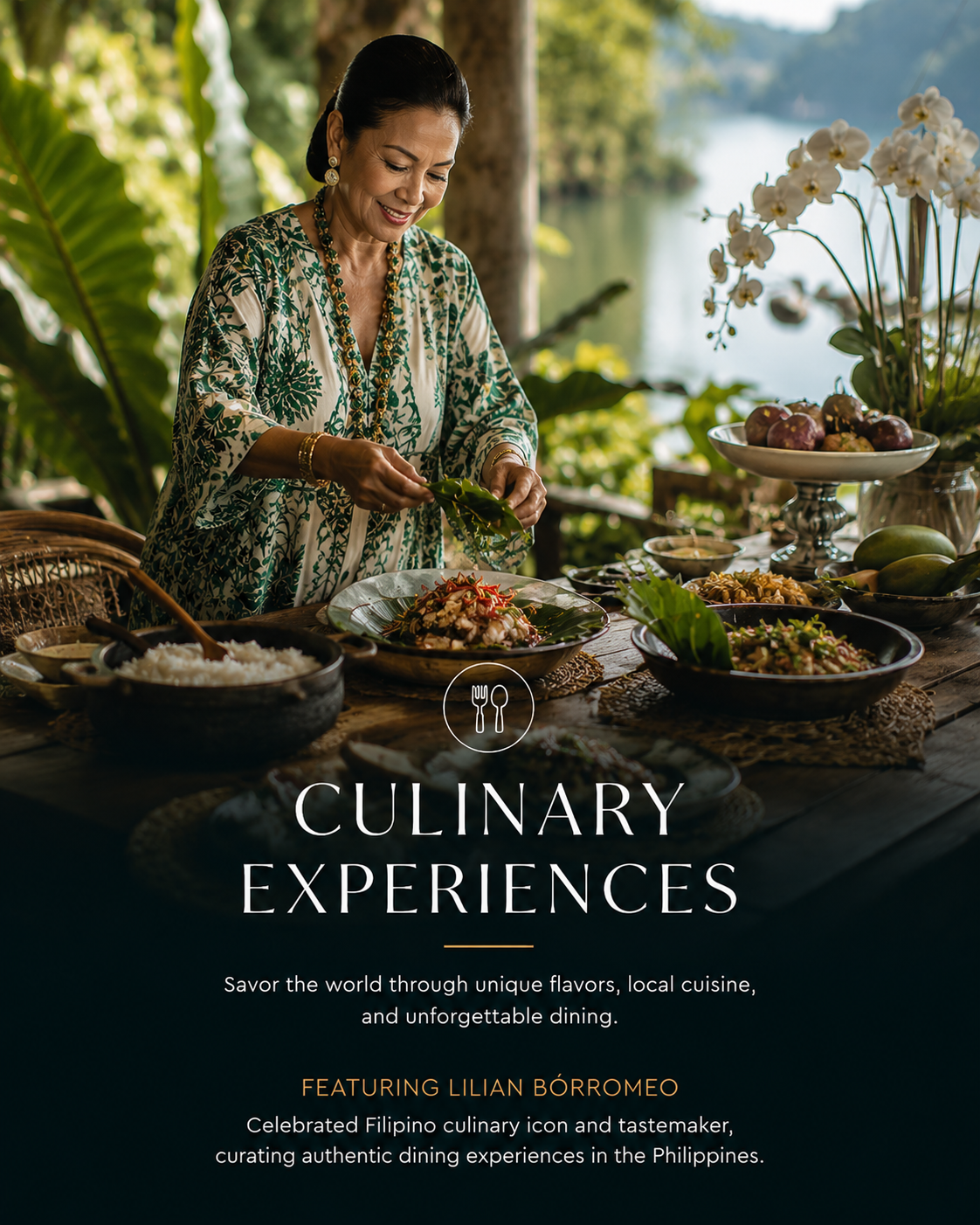 culinary experiences with atching lilian boromeo